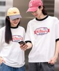 WEGO 【ユニセックス着用ITEM/MLサイズ展開】コンパクトフィットグラフィックリンガーT（SS）