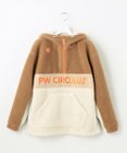 PW CIRCULUS 【WOMEN】【撥水/防風】ボア ハーフジップ フーデッド プルオーバー