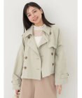 earth music&ecology ショートトレンチコート