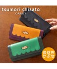 tsumori chisato CARRY スカラップコンビ 長財布 かぶせタイプ