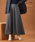 BEIGE， 【L-size】CORBY / フレアスカート