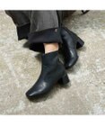 MODE ET JACOMO <D'ICI>スクエアトゥショートブーツ