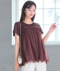 Feroux 【汗ジミが目立たない・洗える】バルーンチュール Tシャツ