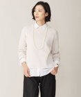 J.PRESS LADIES L 【WEB限定カラーあり・洗える】CLEAR COTTON BLEND サイドスリット ニット