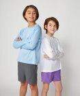 OP／FILA 【Ocean Pacific】長袖ラッシュTシャツ＋ショーツ 2点セット水着 インナーショーツ付き
