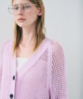 uncrave メッシュニット カーディガン