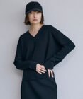 ICB 【洗える】 クロスコンビ Vネックプルオーバー
