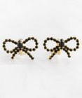 TOCCA GLITTER RIBBON EARRINGS イヤリング