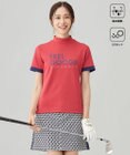 23区GOLF 【WOMEN】【吸水速乾/UVカット】モックネックシャツ