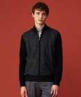 JOSEPH ABBOUD 【イタリア糸使用/洗える】メリノブレンドモール ジップ ニット ブルゾン