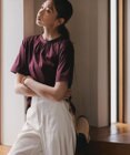 J.PRESS LADIES L 【接触冷感】プレーティングジャージー モックネック カットソー