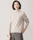 J.PRESS LADIES 【洗える】CASHMERE BLEND タートルネック ニット