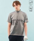 23区GOLF 【MEN】【UVカット・吸水速乾】グラフィック モックネックシャツ
