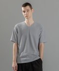JOSEPH HOMME 新素材【清涼感】メランジクロスジャージー　Vネック半袖カットソー