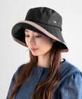 TOCCA 【紫外線90%カット・吸水速乾・抗菌防臭・接触冷感・洗える・サイズ調整可】TRIM RIBBON BUCKET HAT バケットハット