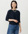 J.PRESS LADIES S 【WEB限定カラーあり・洗える・抗菌防臭】COTTON POLYESTER ドルマンスリーブ ニット