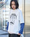 WEGO フェイクレイヤードグラフィックT（LS）