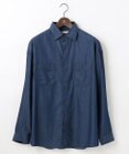 JOSEPH ABBOUD MOUNTAIN 【SPACE／UNISEX】Fine Count INDIGO シャツ