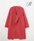 23区 S 【R(アール)】ウールリバー ノーカラー コート