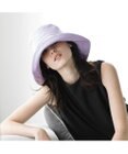 MOONBAT 【一級遮光/UVカット】UVラフィネハット（つば広タイプ） 速乾/接触冷感/手洗いOK/サイズ調整可能/抗菌防臭加工