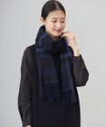 J.PRESS LADIES 【洗える】カシミヤチェック ストール