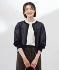 J.PRESS LADIES S 【洗える】SHEER LIGHT ニット ブルゾン