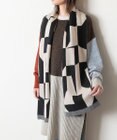 TRICOTE GEOMETRIC HERRINGBONE REBERSIBLE SCARF / キカヘリンボーンリバーマフラー