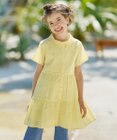 組曲 KIDS 【110-140㎝】ミラクルウェーブチュニック ワンピース