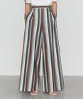 NAVE 【Nave 　洗える】ワイドストライプ　パンツ
