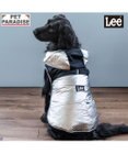 PET PARADISE Lee フード付 綿入れベスト 《シルバー》 中型犬 大型犬