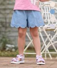 ANY KIDS 裾スカラップ ショートパンツ