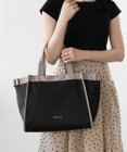 TOCCA 【A4サイズ対応・撥水】SIDE RIBBON BUCKET TOTE トートバッグ