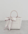 Maison de FLEUR スカーフ付きボア2WaySトートバッグ