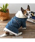 PET PARADISE ペットパラダイス 重ね着風デニムジャケット  小型犬