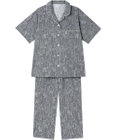 ワコール／睡眠科学 パジャマ 5分袖 半袖 8分丈 綿100%(本体) 天竺素材 レディース YDT152 睡眠科学／ワコール