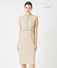 BEIGE， CINDY / クルーネックドレス