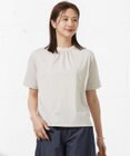 J.PRESS LADIES L 【接触冷感】プレーティングジャージー モックネック カットソー