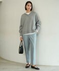 UNFILO L 【ウエストゴム/14サイズ展開】beauty warm pants テーパード