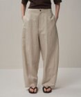 ATON CRISPY LINEN | イージーパンツ