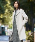 J.PRESS LADIES L Super150sAZAMIビーバー スタンドカラー コート