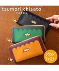 tsumori chisato CARRY スカラップコンビ ラウンドファスナー長財布