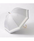 UNBILLION カシュネ cachenez / 【晴雨兼用】【日傘】 【UV カット率99.999.9％以上】PU切り継ぎボーダーバルーンショートパラソル
