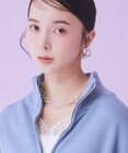 earth music&ecology ジグザグチェーンマンテルネックレス