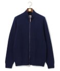 J.PRESS MEN 【WEB限定】畔編み フルジップカーディガン