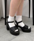 WEGO ヒールデザインサンダル