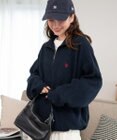 WEGO U.S. POLO ASSN.|別注畔編みハーフジップセーター