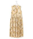 23区 【GOLD LABEL】ペインティングフラワープリント ワンピース