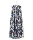 23区 S 【GOLD LABEL】ペインティングフラワープリント ワンピース