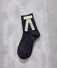 Maison de FLEUR グログランリボンソックス