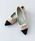 TOCCA 【軽量・選べるシュークリップ】steppi×TOCCA BICOLOR POINTED PUMPS パンプス